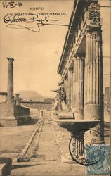 Columns of the Temple of Apollo Pompei, Italy Postcard Postcard Postcard