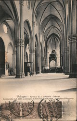 Bologna - Basilica di S.Petronia - Interno Postcard