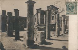 Pompeii Temple Of Iside Italy Postcard Postcard Postcard