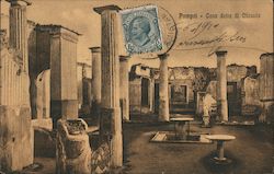 Pompeii - House of Holconius Italy Postcard Postcard Postcard
