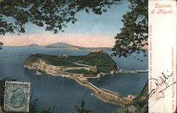 Nisida With a View of Capo Miseno, Monte di Procida Naples, Italy Postcard Postcard Postcard