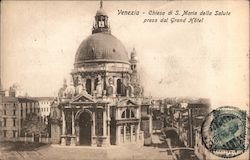 Venezia - Chiesa di S.Maria della Salute presa dal Grand Hotel Venice, Italy Postcard Postcard Postcard