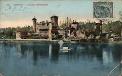 Torino - Castello Medioevale Postcard