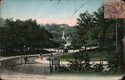 Garden of Acquasola Postcard