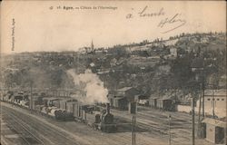 Hillside of the Ermitage Agen, France Postcard Postcard Postcard