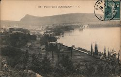 Panorama d'Annecy France Postcard Postcard Postcard