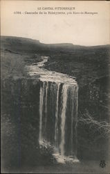 Le Cantal Pittoresque, Cascade de la Ribeyrette, pres Riom-se Montagnes Postcard
