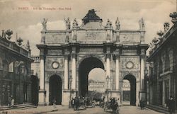 Photograph of the Arc de Triomphe in Nancy, France Postcard Postcard Postcard