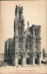 Unfinished church of Saint-Pierre in Nancy Postcard