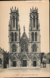Nancy - Eglise Saint-Leon(1860-1877) Postcard