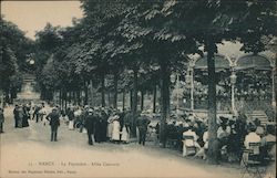 Nancy - La Pepinere - Allee Centrale Postcard