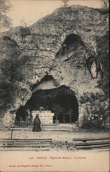 Nancy - Church of St. Mansuy - The Grotto Postcard