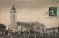 La Normandie , environs de Vire - Landelles - L'Eglise Postcard
