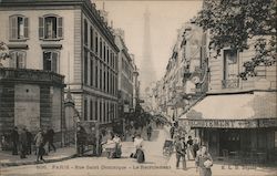 Paris - Rue Saint Dominique - Le Recrutement Postcard