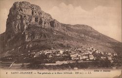 Vue Generale et Le Baou (Altitude:820 m.) Postcard