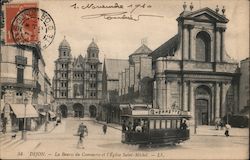 La Bourse du Commerce et L'Eglise Saint-Michel Postcard