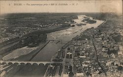 Vue Panoramique Prise a 800m. d'Altitude Postcard