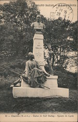 Statue of Noël Ballay, Square du Lycée Postcard