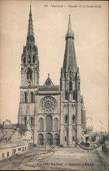 Facade de la Cathedrale Postcard