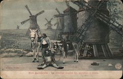 Don Quixote-The Fight Against the Windmills, Cinéma Pathé Postcard