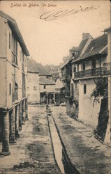 View of a French street Postcard