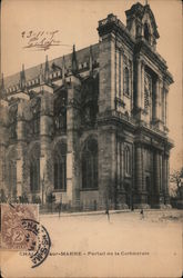 Portal of Châlons Cathedral Châlons-sur-Marne, France Postcard Postcard Postcard