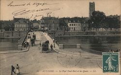 94 AUcerre. - Le pont Paul-Bert et les Quais. -LL. Postcard