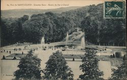 View of Saint-Cloud national park Postcard