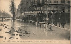 Avenue Daumesnil et Rue Traversiere Postcard