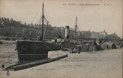 Paris - Port Saint Nicholas Postcard
