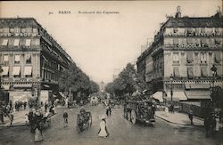 Paris - Boulevard des Capucines Postcard