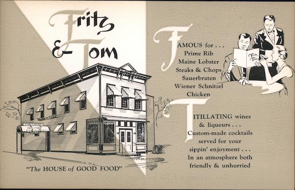 Fritz & Tom's The House of Good Food Port Chester New York