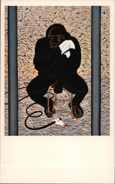 L and M acrylic 1976 24x20 inches Marilyn Hamann