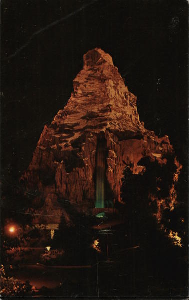 Matterhorn at Night Disney
