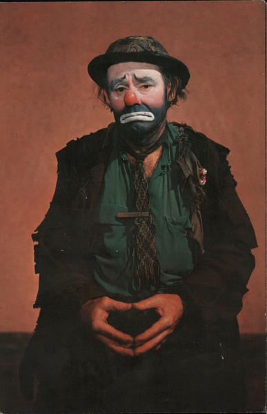 World Famous Clown Emmett Kelly as Weary Willy Circus