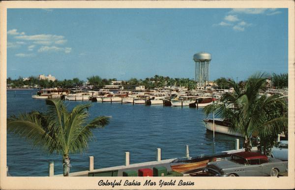 Colorful Bahia Mar Yacht Basin Fort Lauderdale Florida