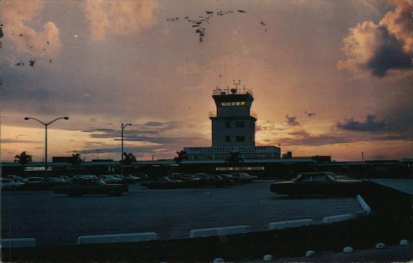 Hollywood-Fort Lauderdale International Airport at Sunset Florida