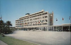 International Airport Terminal Building. Postcard