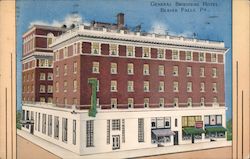 General Brodhead Hotel Beaver Falls, PA Postcard Postcard Postcard