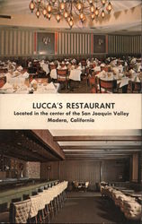 Lucca's Restaurant, San Joaquin Valley Postcard