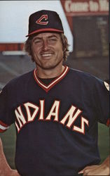 Fritz Peterson, Cleveland Indians Postcard