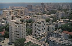 View of Modern San Juan from the Borinquen Hotel Miramar, Puerto Rico Postcard Postcard Postcard