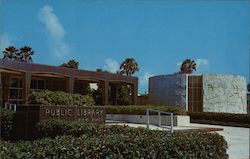 Public Library, 2100 Collins Avenue Postcard