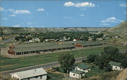 Panorama of Medora North Dakota Postcard Postcard Postcard