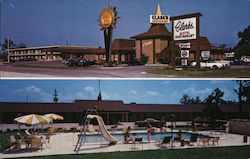 Quality Inn Clark's and Restaurant Postcard