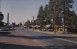 Street in Paradise, California Postcard Postcard Postcard