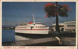 American Motor Ferry "Chinook" Victoria, BC Canada British Columbia Postcard Postcard Postcard