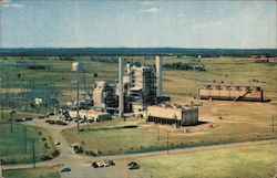 Rex Brown Steam Electric Station Postcard