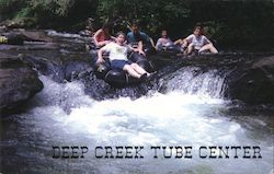 Deep Creek Tube Center Postcard