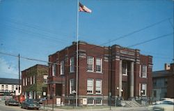 Municipal Building and Number One Fire Station Postcard